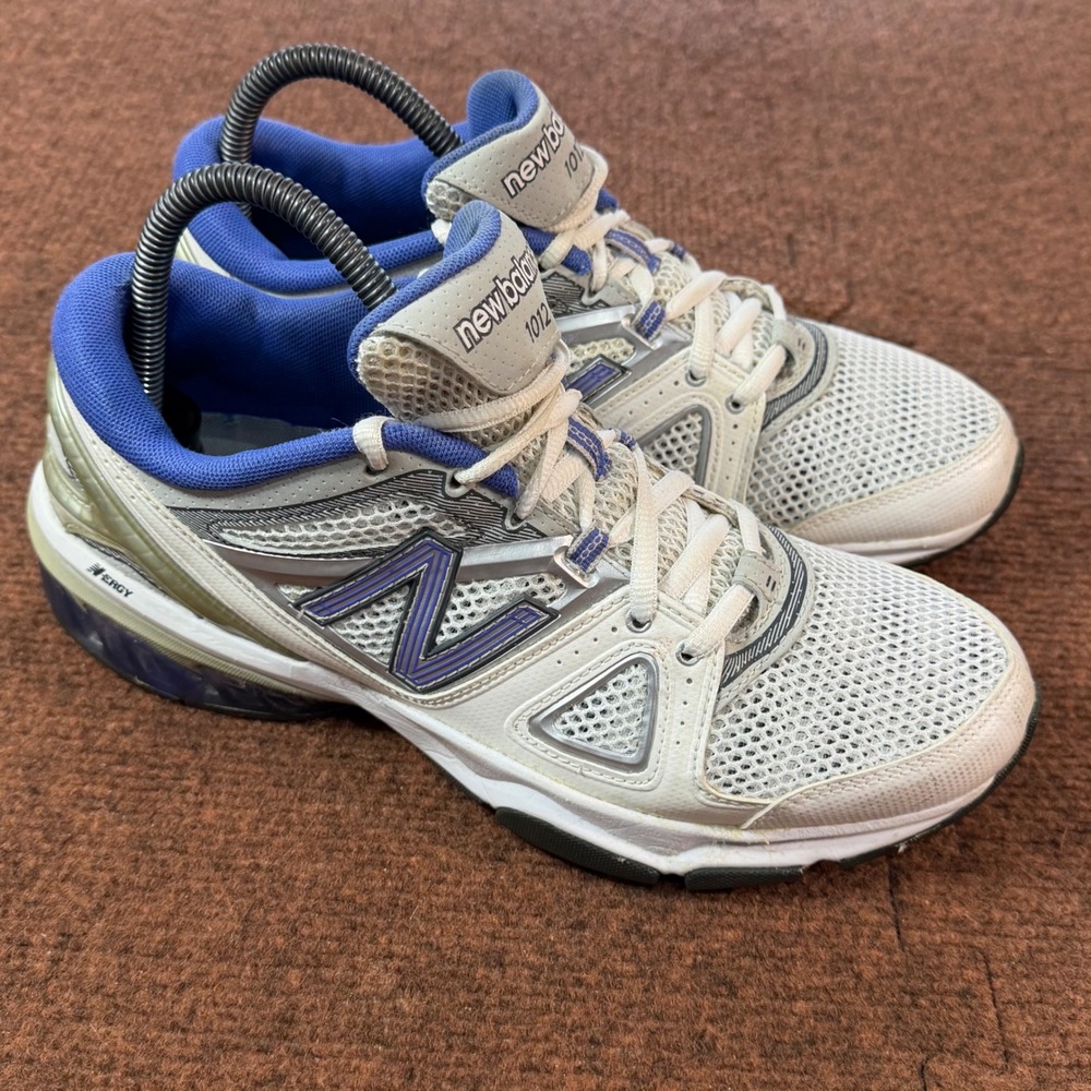 New Balance 1012 Womens Running Shoes White Blue Silver Training Sneakers Size 9